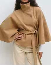 Perfect poncho cape jacket for autumn