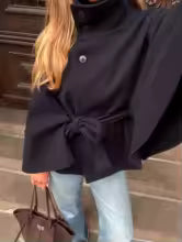 Perfect poncho cape jacket for autumn